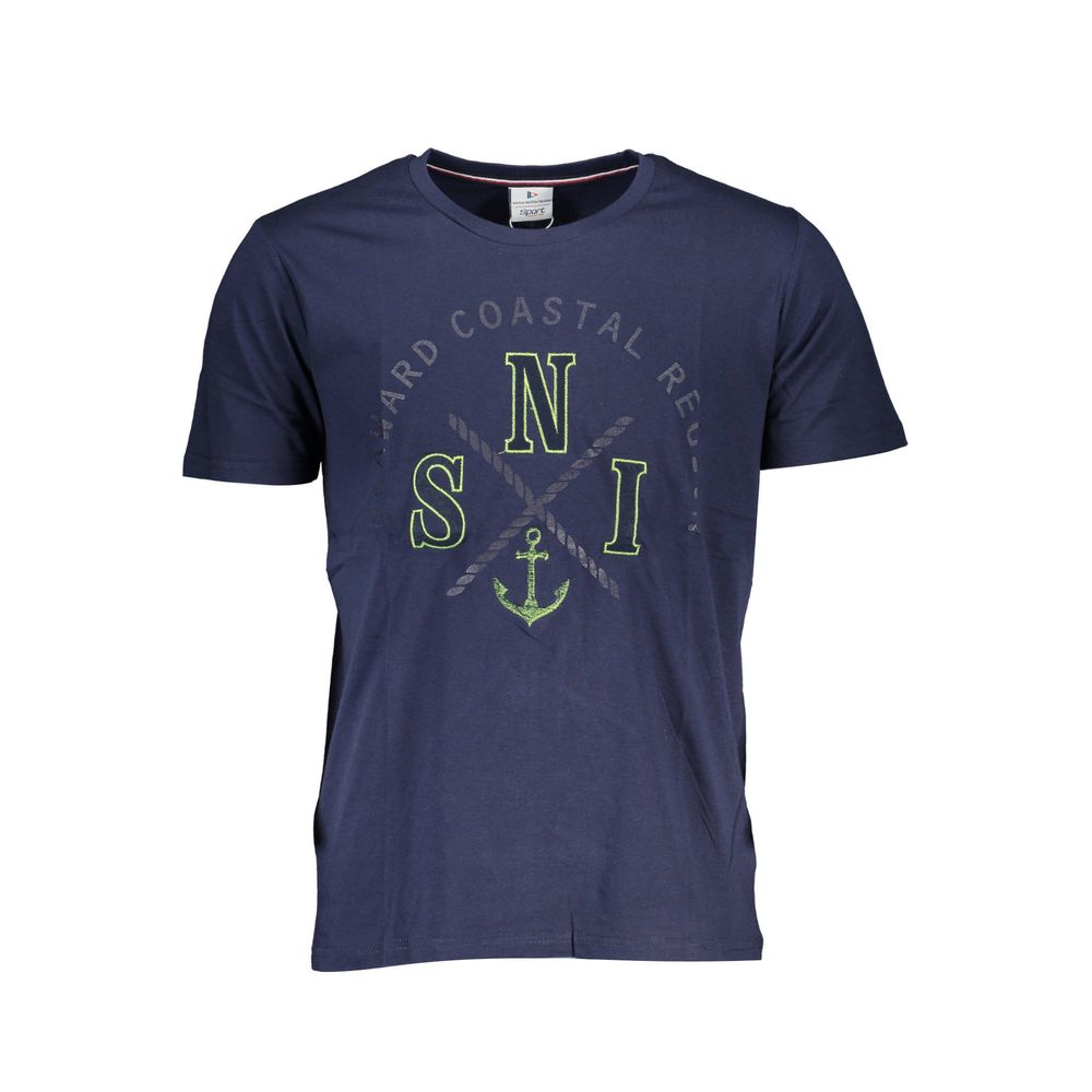 Scuola Nautica Blue Cotton T-Shirt