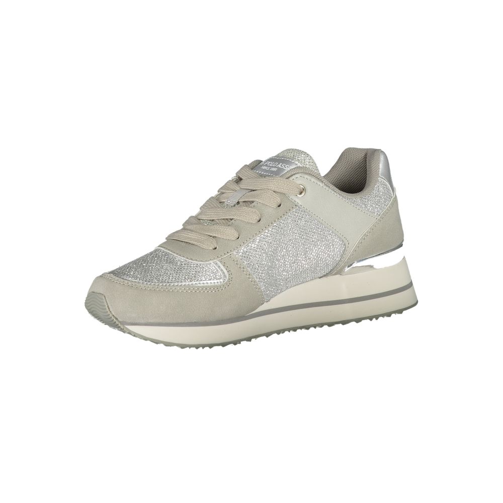 U.S. POLO ASSN. Gray Polyester Sneaker