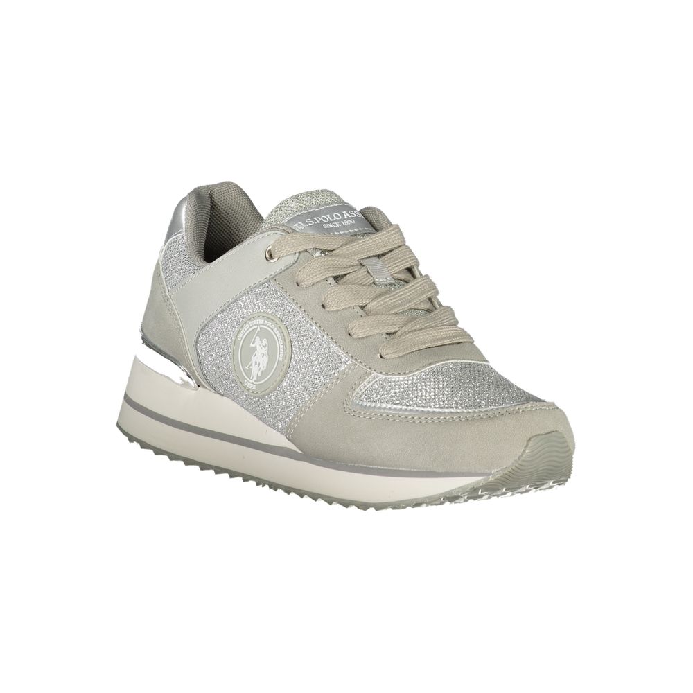 U.S. POLO ASSN. Gray Polyester Sneaker