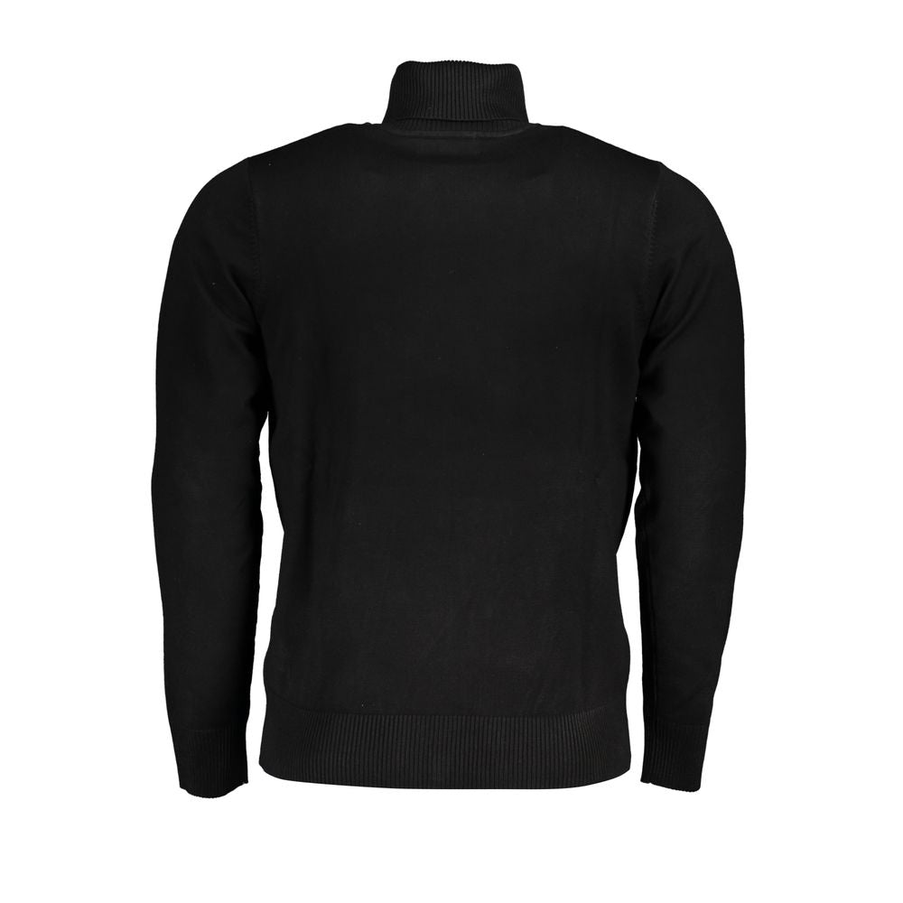 U.S. Grand Polo Black Nylon Sweater