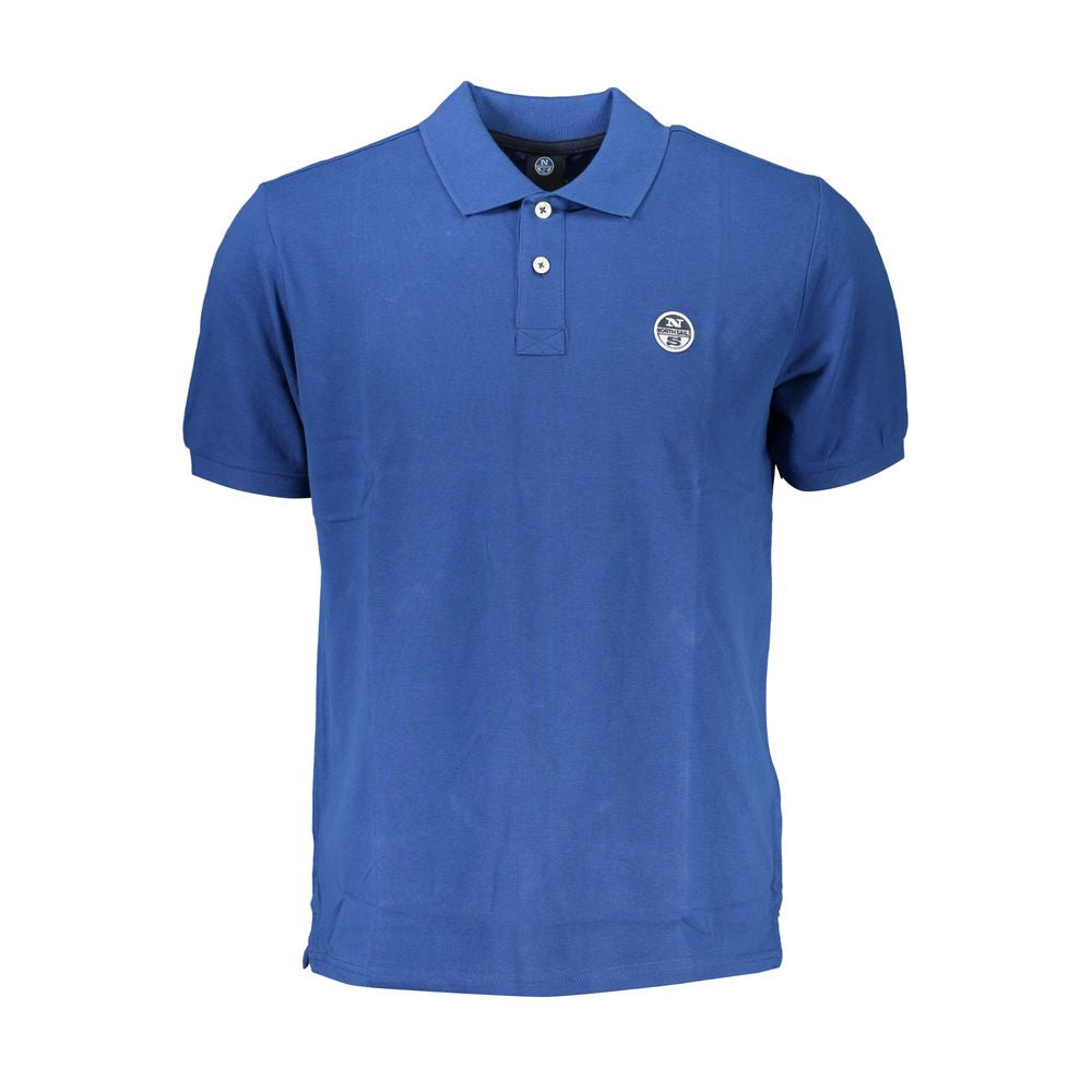 North Sails Blue Cotton Polo Shirt