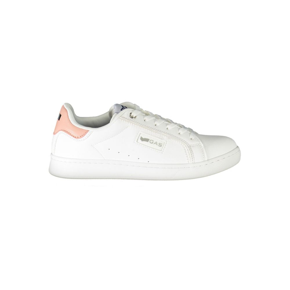 Gas White Polyester Sneaker