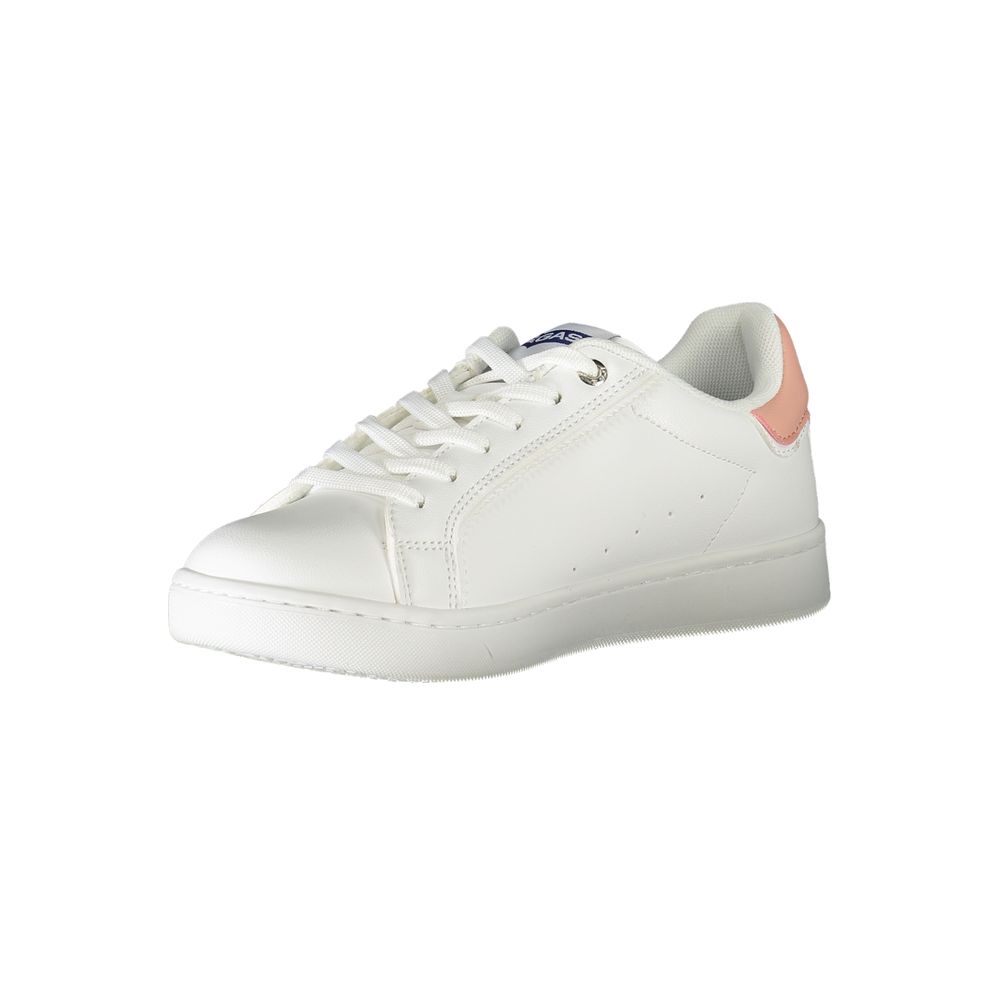 Gas White Polyester Sneaker