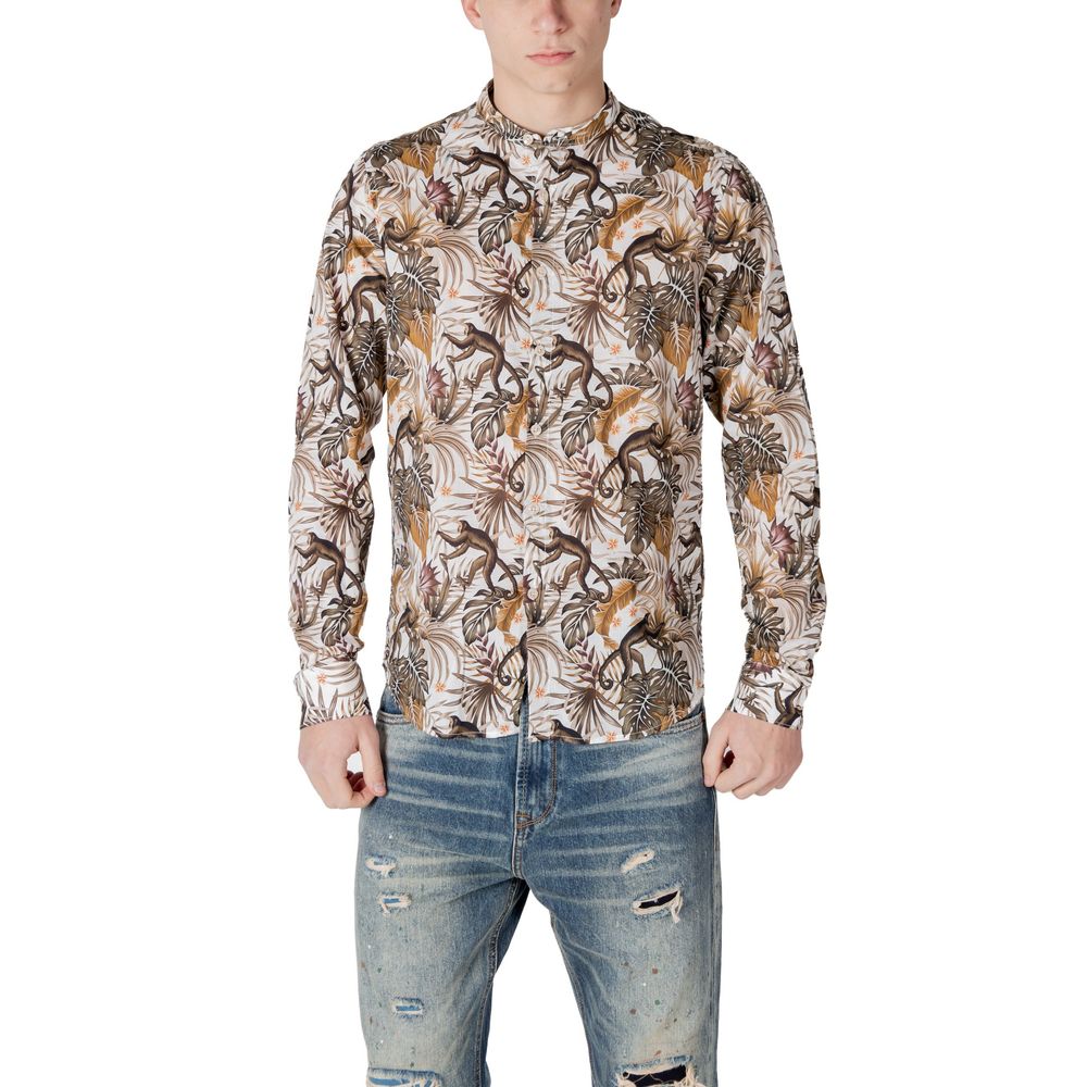 Gianni Lupo Multicolor Cotton Shirt