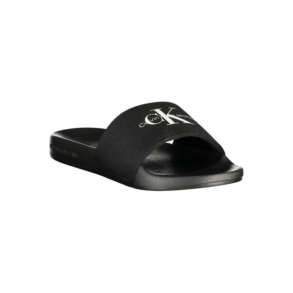Calvin Klein Black Polyester Sandal