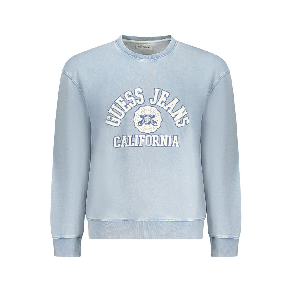 Guess Jeans Blue Cotton Sweater