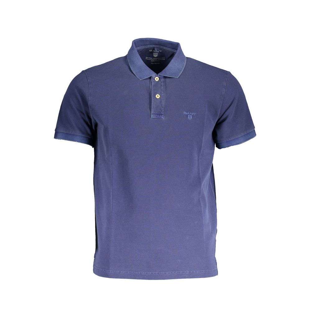 Gant Blue Cotton Polo Shirt