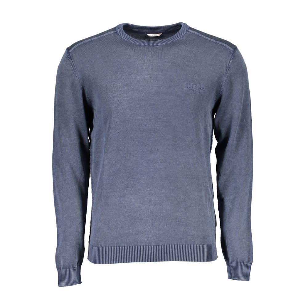 Guess Jeans Blue Cotton Sweater