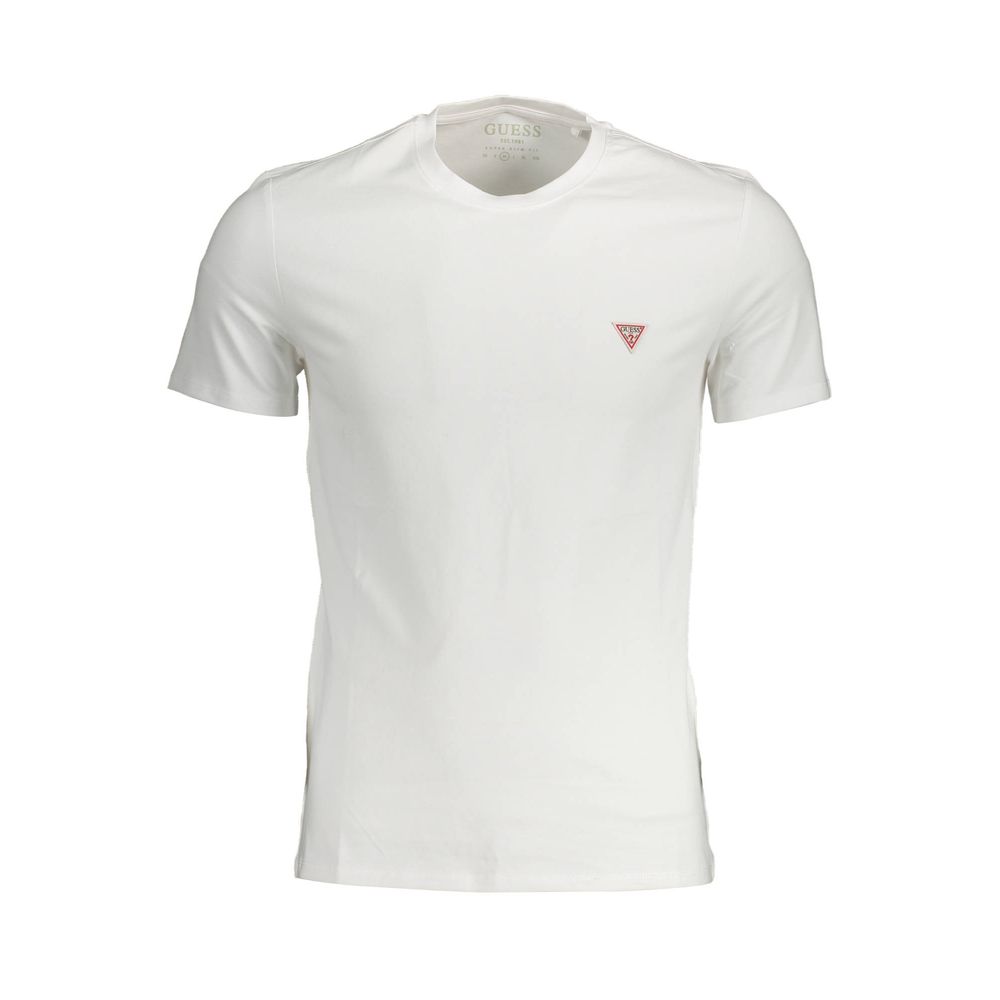 Guess Jeans White Cotton T-Shirt