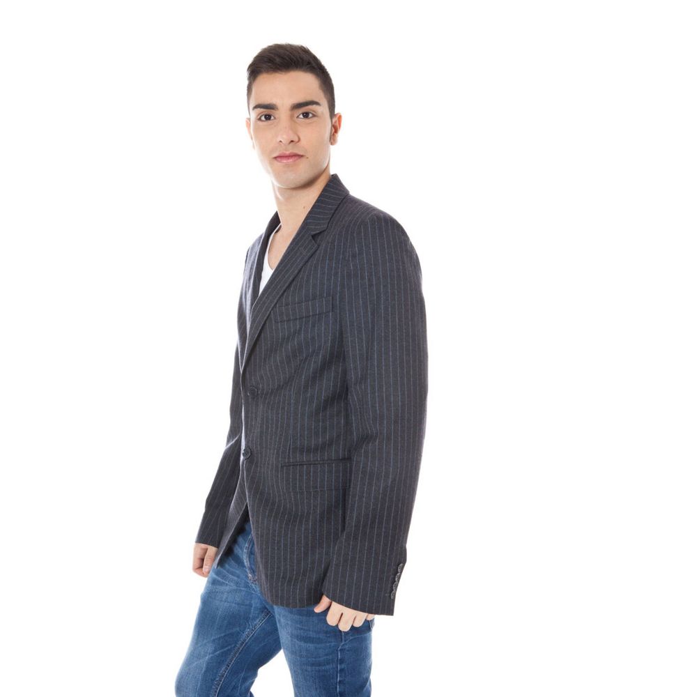 Calvin Klein Gray Wool Jacket