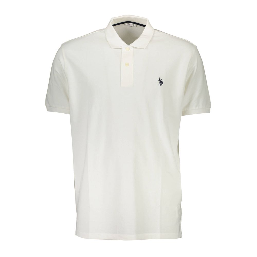U.S. POLO ASSN. White Cotton Polo Shirt