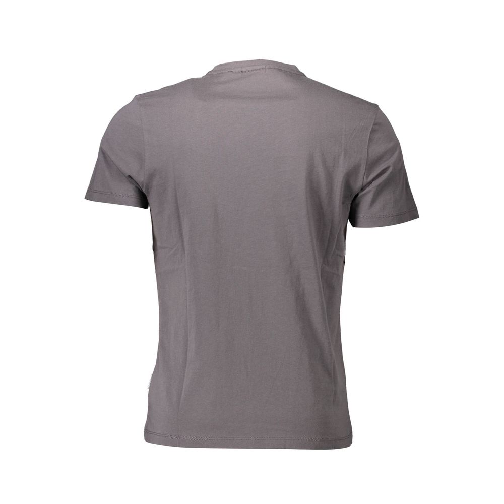 Napapijri Gray Cotton T-Shirt