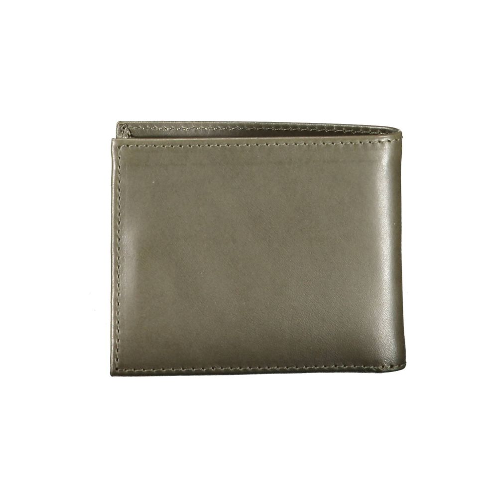 Tommy Hilfiger Green Leather Wallet