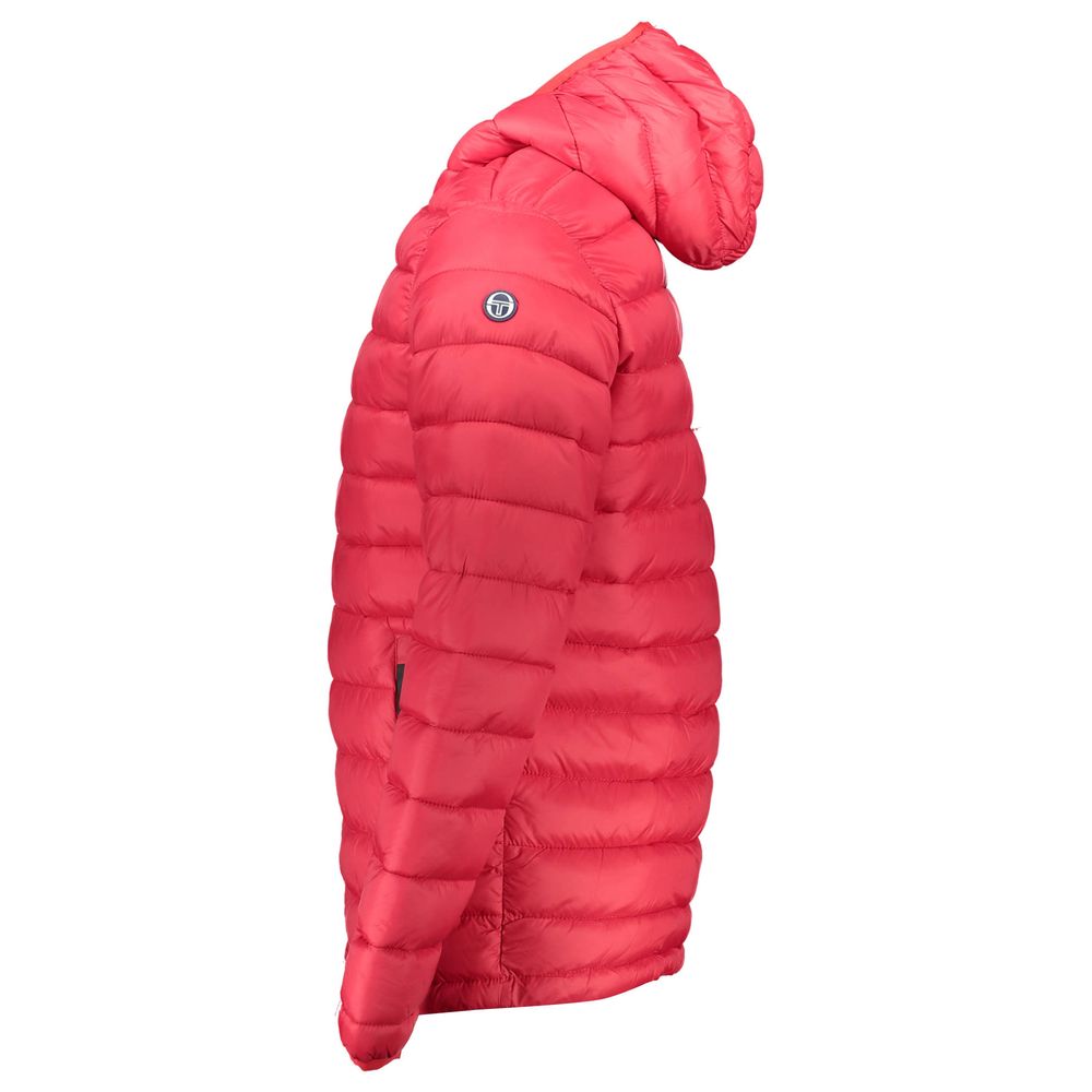 Sergio Tacchini Red Polyester Jacket