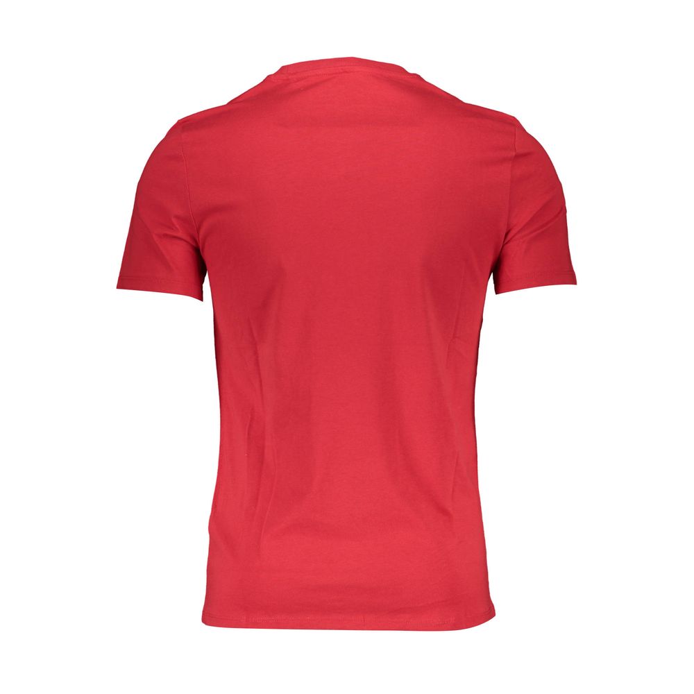 Guess Jeans Red Cotton T-Shirt