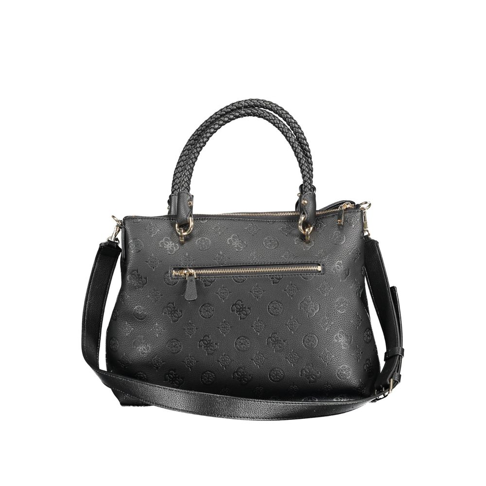 Guess Jeans Black Polyethylene Handbag