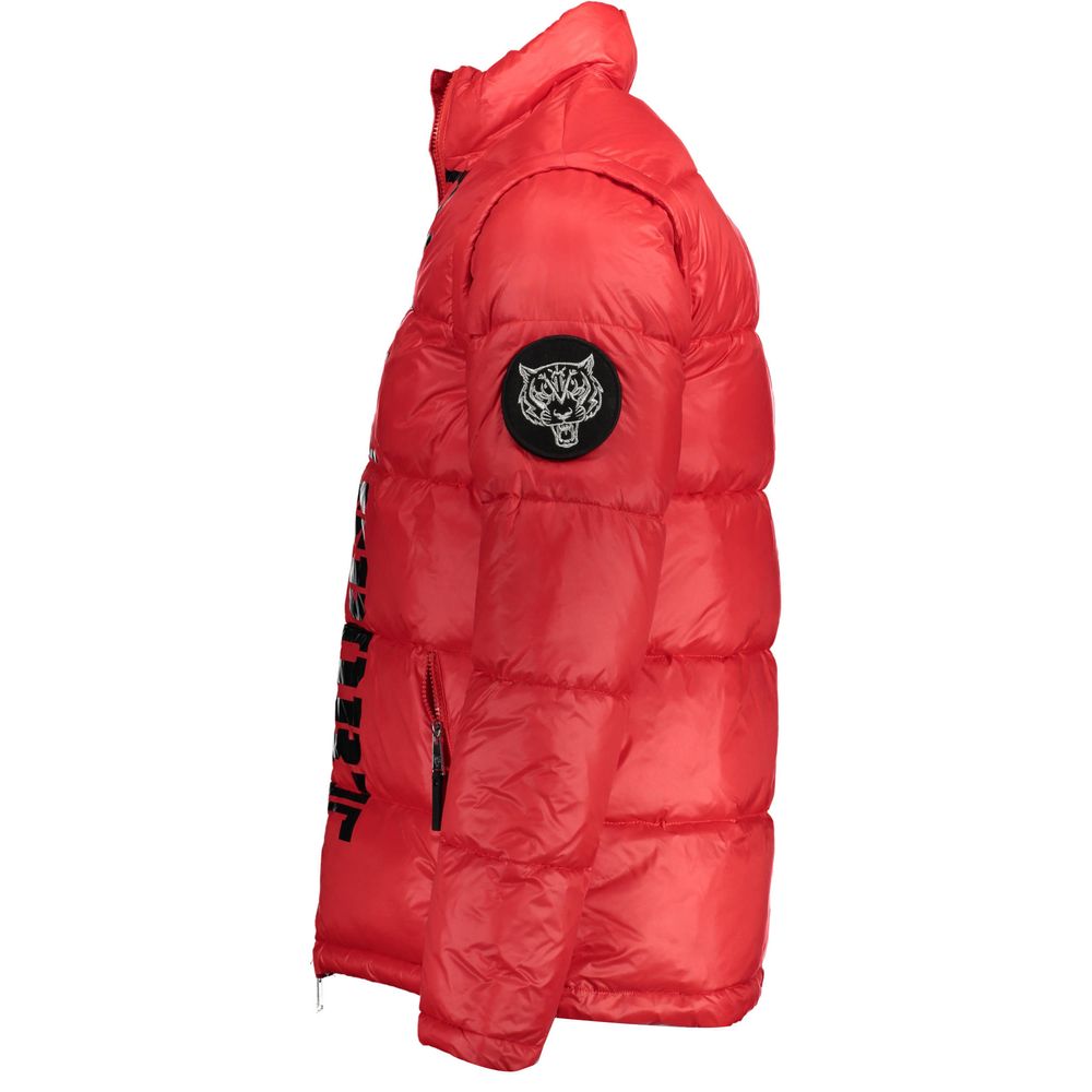 Plein Sport Red Polyamide Jacket