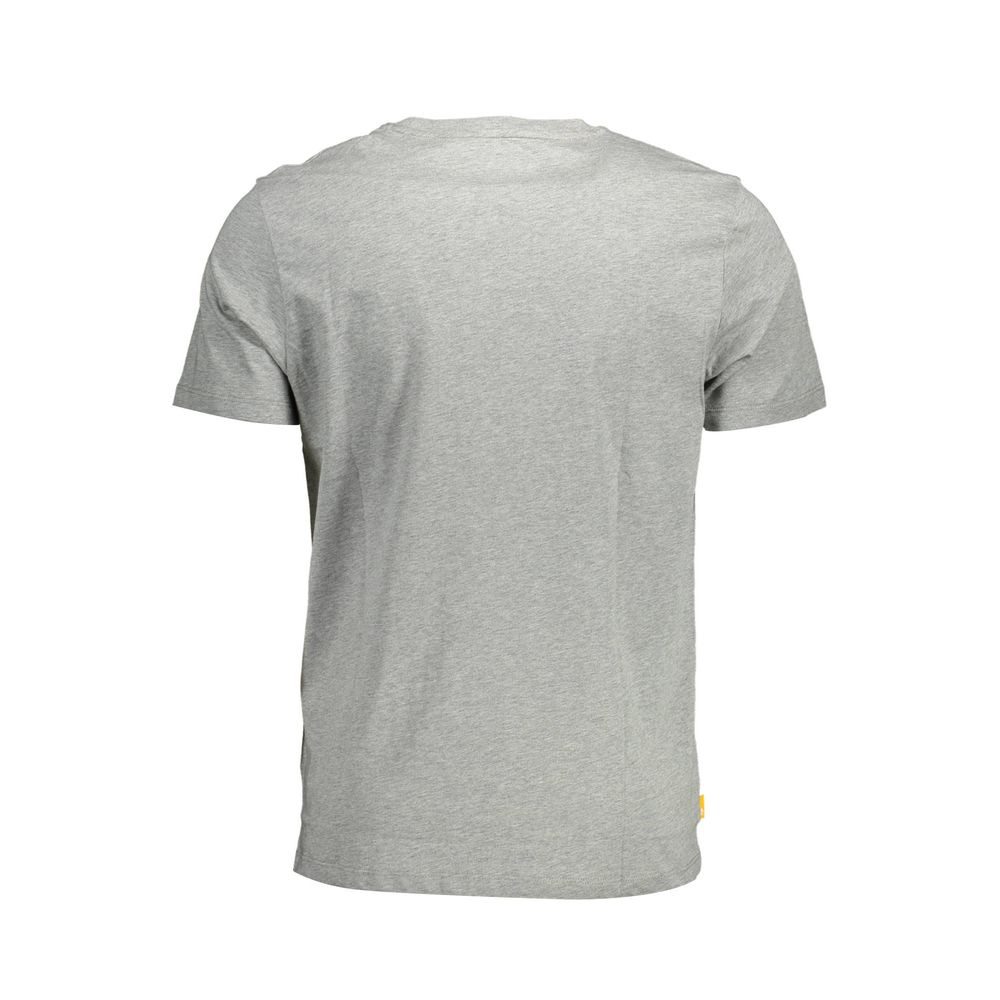 Timberland Gray Cotton T-Shirt