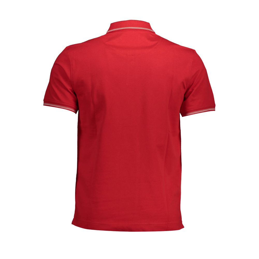 Harmont & Blaine Red Cotton Polo Shirt