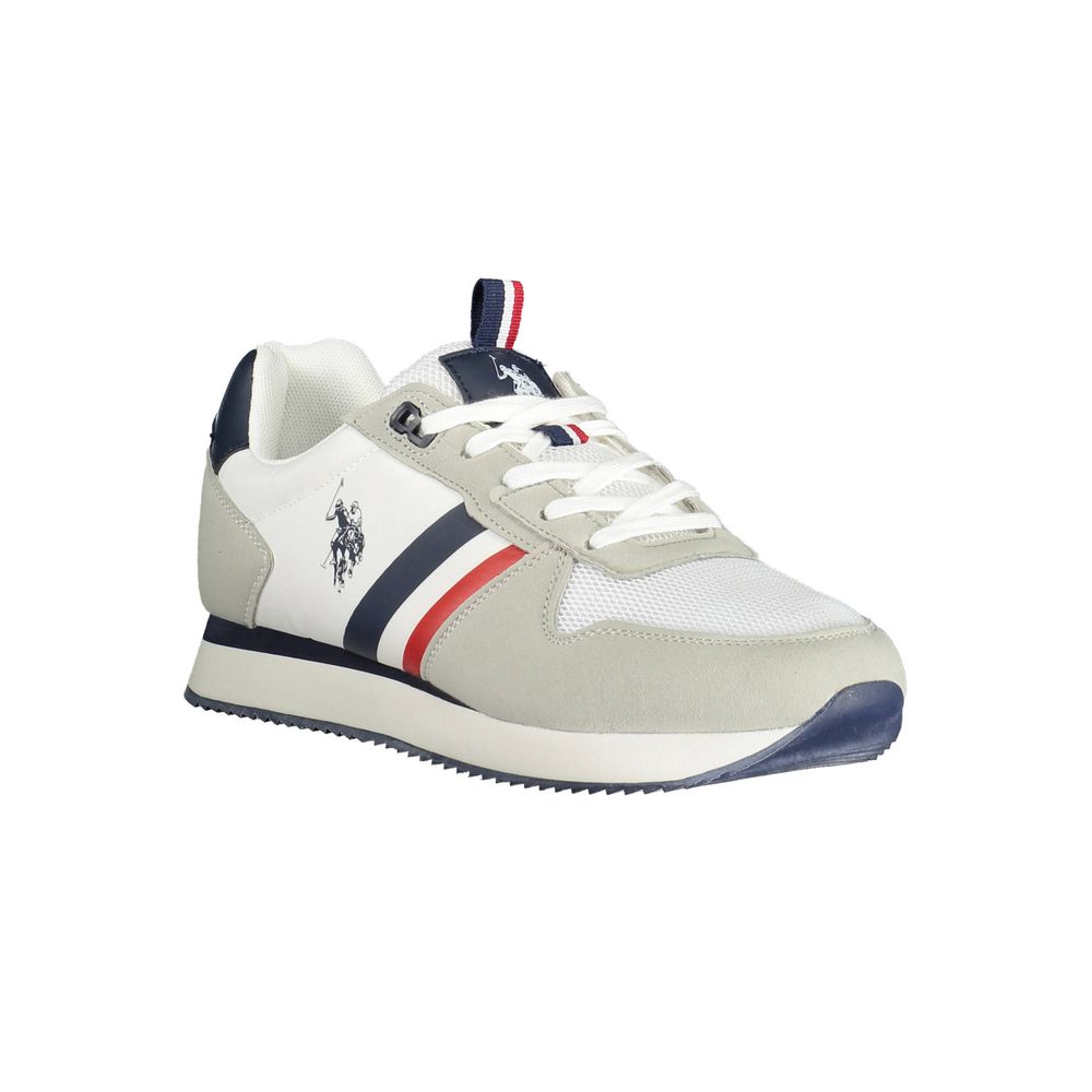 U.S. POLO ASSN. White Polyester Sneaker