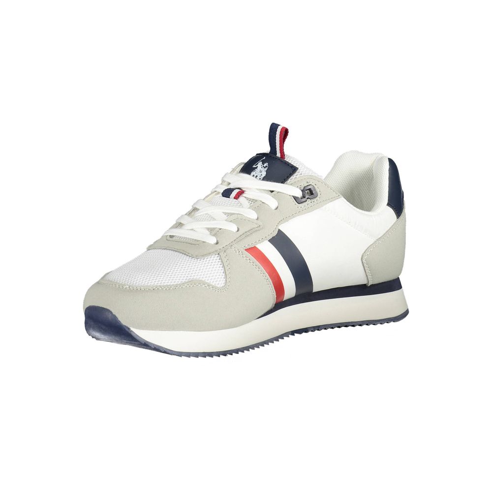 U.S. POLO ASSN. White Polyester Sneaker