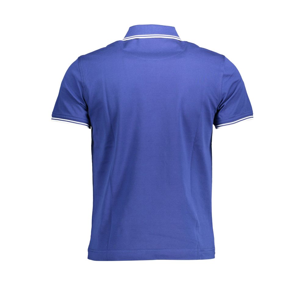 Harmont & Blaine Blue Cotton Polo Shirt