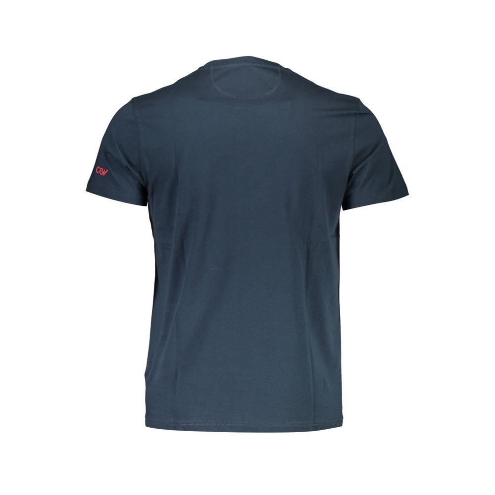 La Martina Blue Cotton T-Shirt