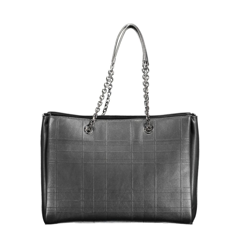 Calvin Klein Črna poliestrska torbica