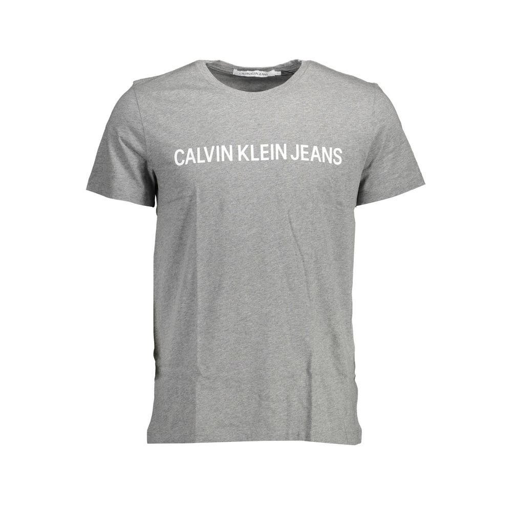 Calvin Klein Gray Cotton T-Shirt