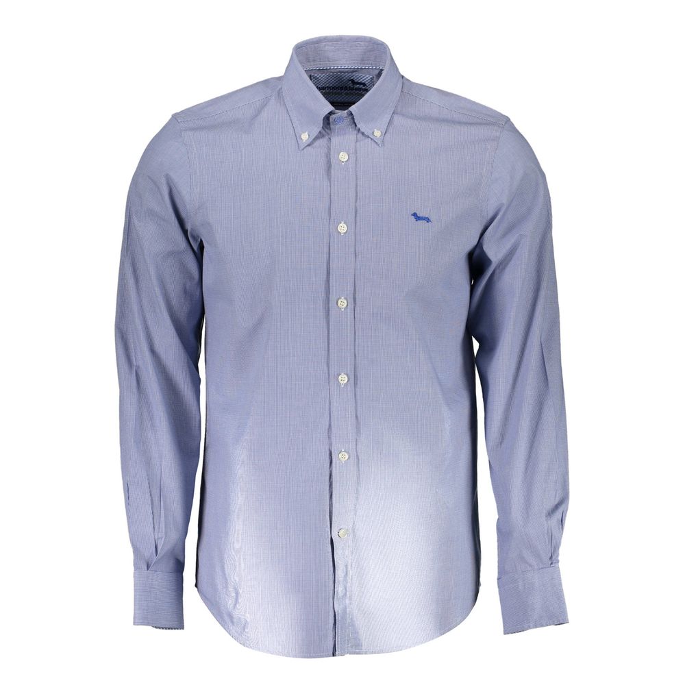 Harmont & Blaine Blue Cotton Shirt