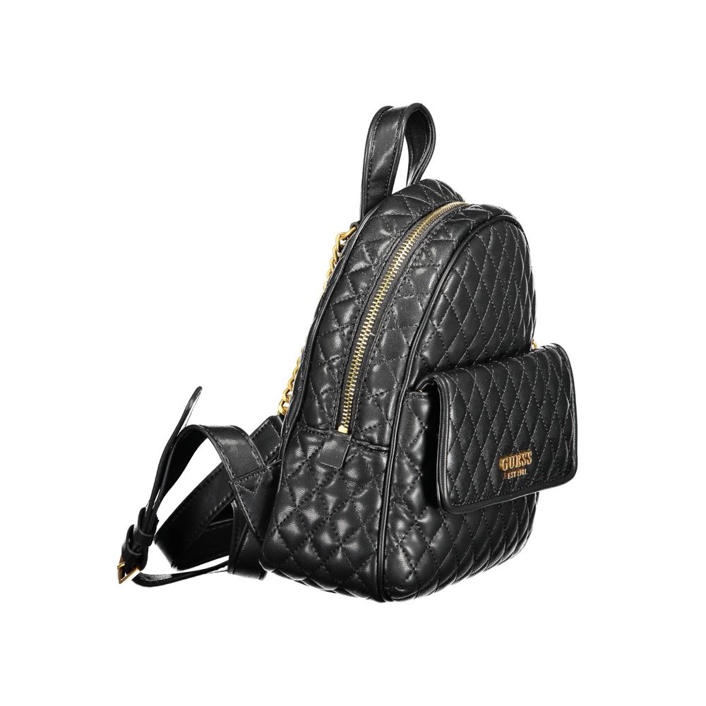 Guess Jeans Black Polyethylene Backpack