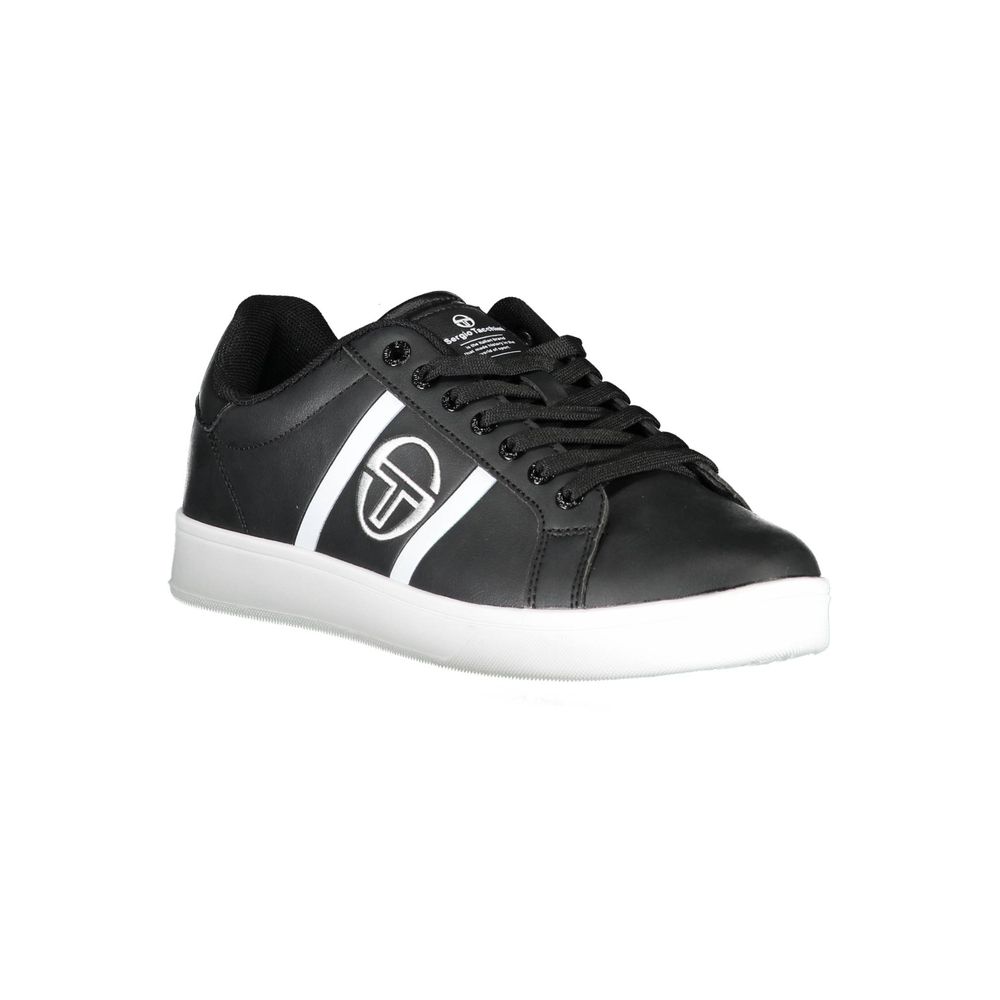 Sergio Tacchini Black Polyester Sneaker
