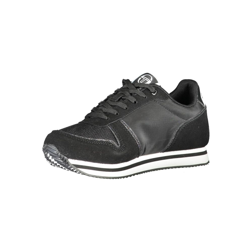 Sergio Tacchini Black Polyester Sneaker
