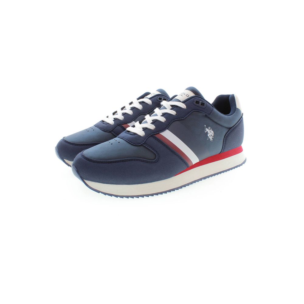 U.S. POLO ASSN. Blue Polyester Sneaker