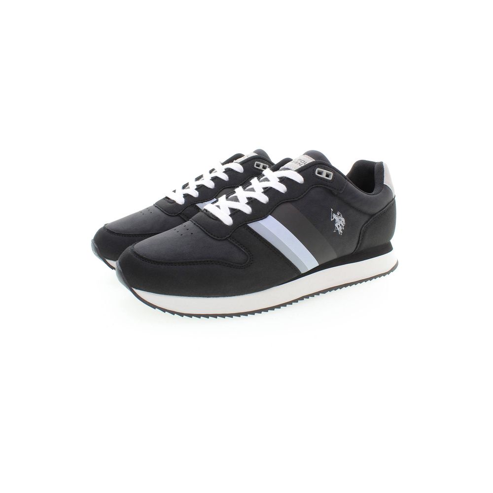 U.S. POLO ASSN. Black Polyester Sneaker