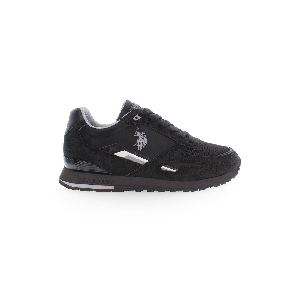 U.S. POLO ASSN. Black Polyester Sneaker
