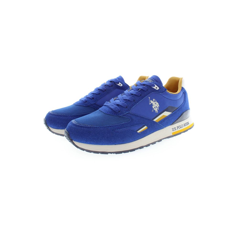 U.S. POLO ASSN. Blue Polyester Sneaker
