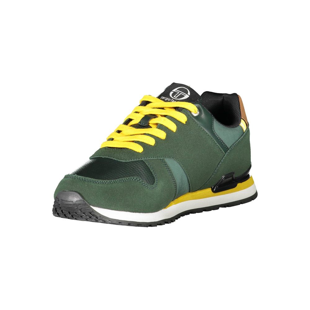 Sergio Tacchini Green Polyester Sneaker