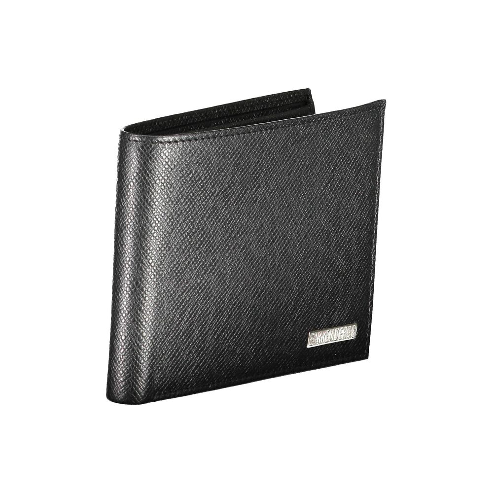 Bikkembergs Black Leather Wallet