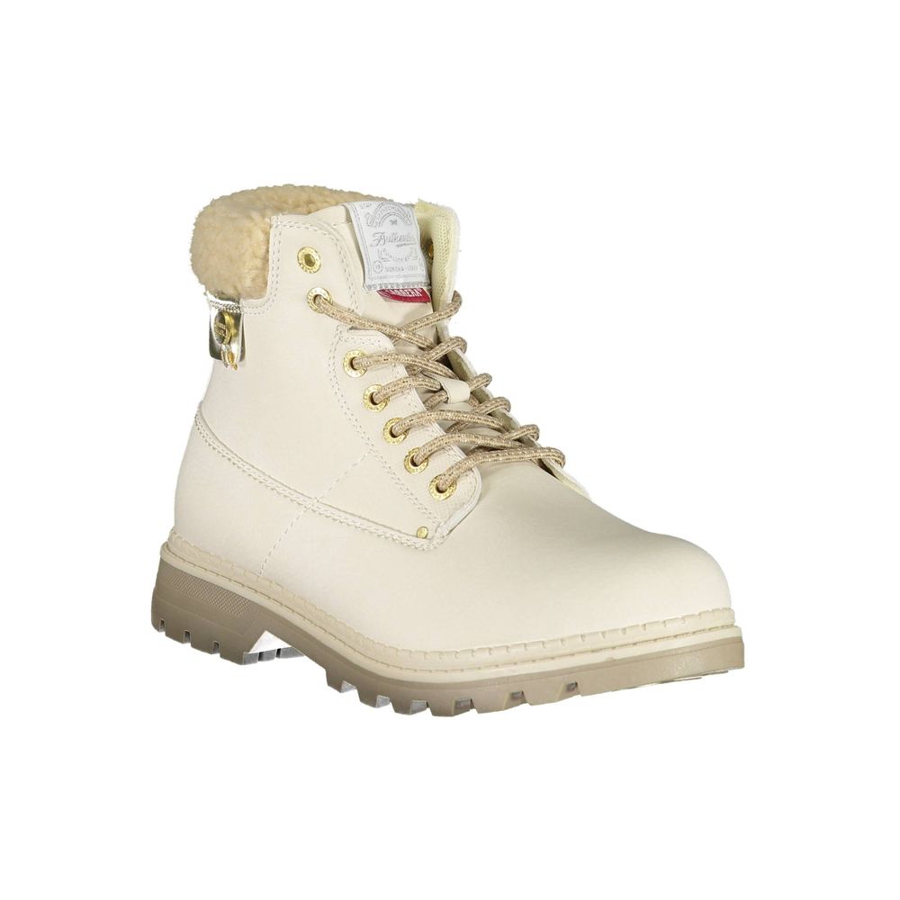 Carrera White Polyester Boot