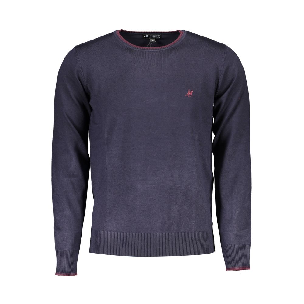 U.S. Grand Polo Blue Nylon Sweater
