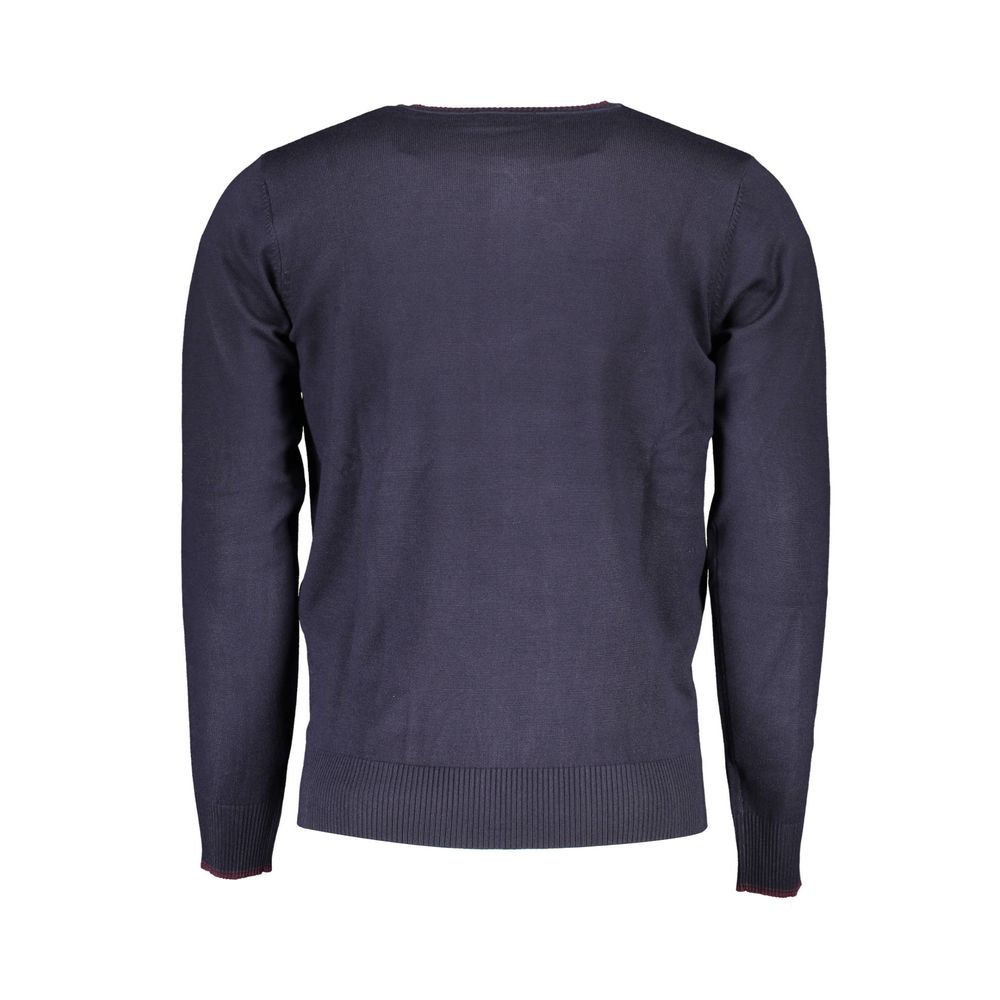 U.S. Grand Polo Blue Nylon Sweater