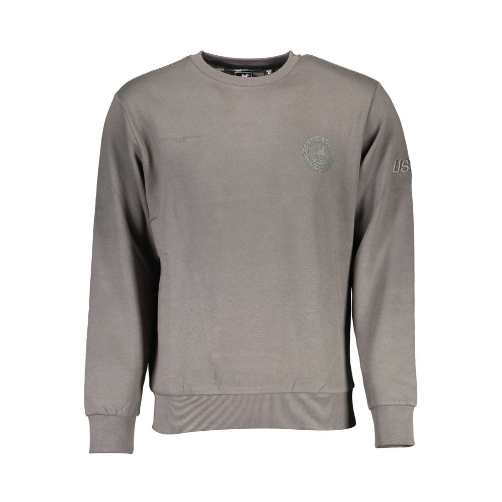 U.S. Grand Polo Gray Cotton Sweater