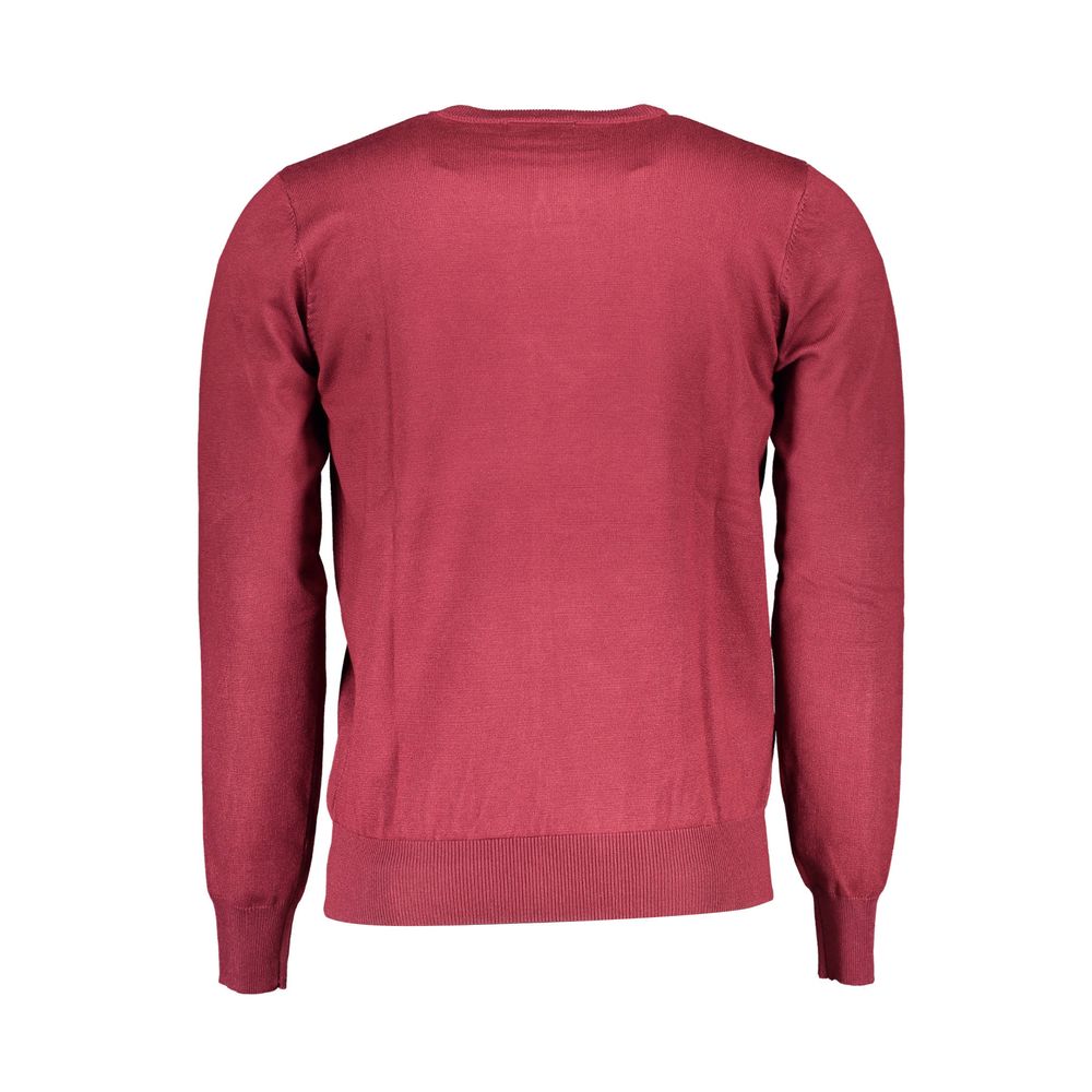 U.S. Grand Polo Red Nylon Sweater