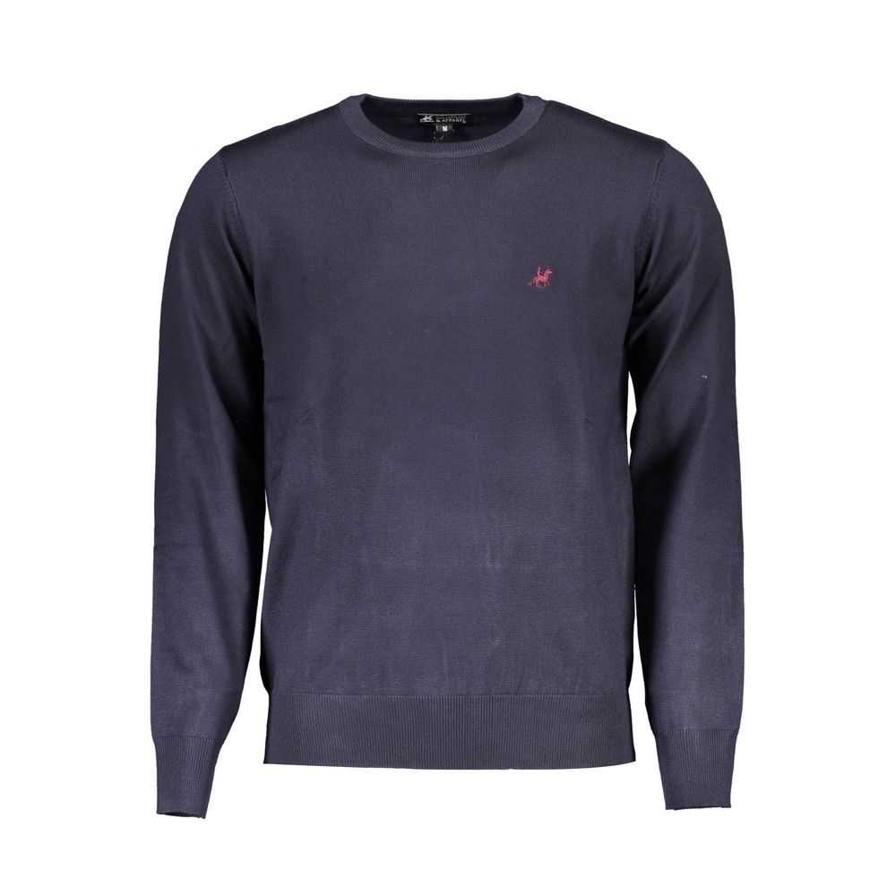 U.S. Grand Polo Blue Nylon Sweater