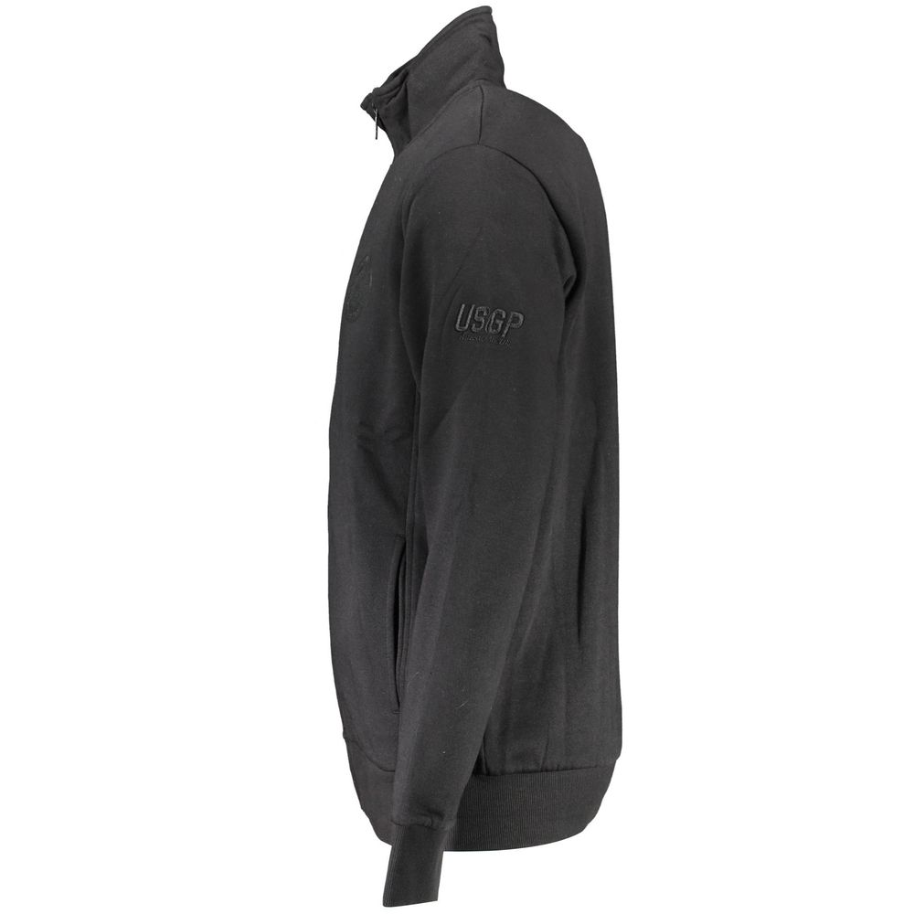 U.S. Grand Polo Black Cotton Sweater