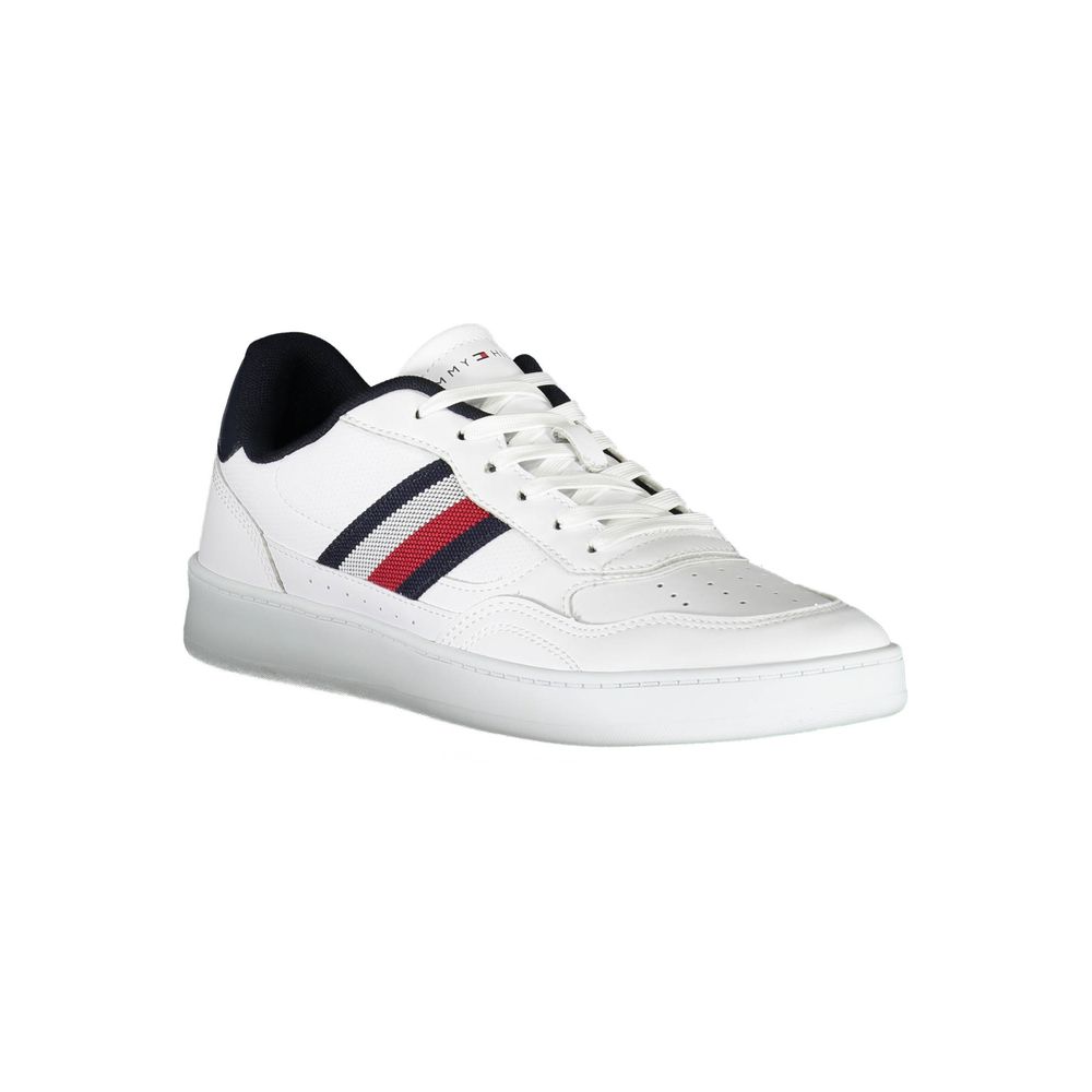 Tommy Hilfiger White Polyester Sneaker