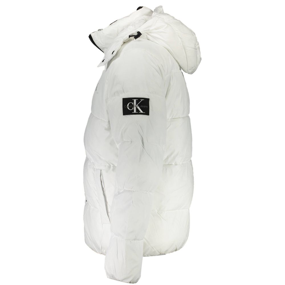 Calvin Klein White Polyester Jacket