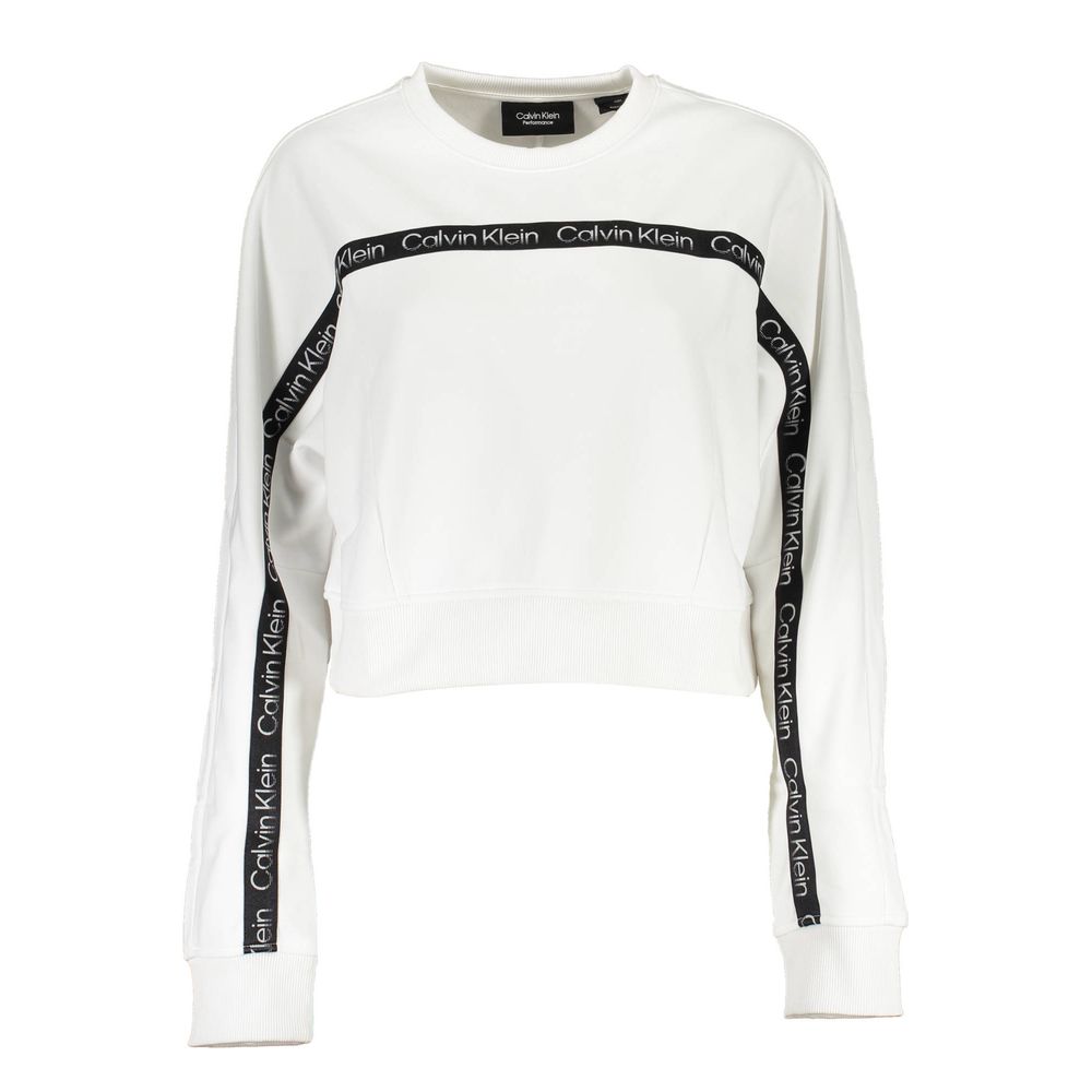 Calvin Klein White Polyester Sweater