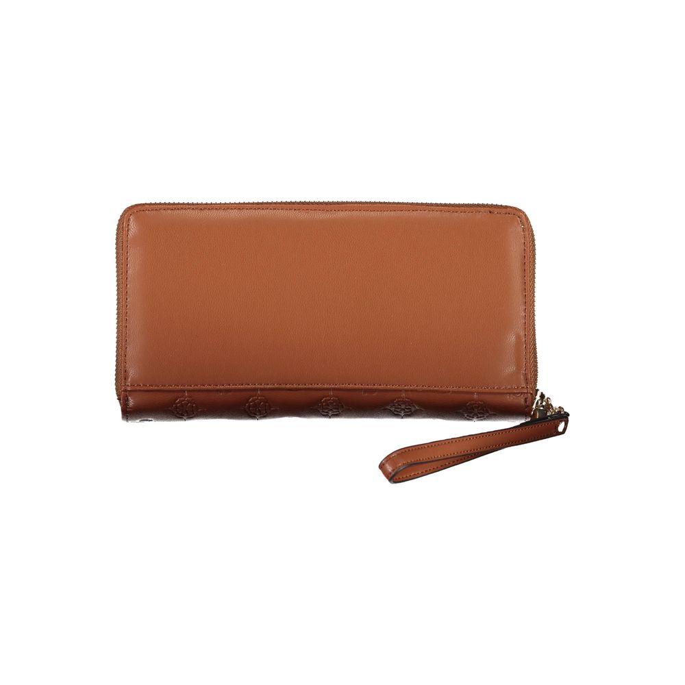 Guess Jeans Brown Polyethylene Wallet